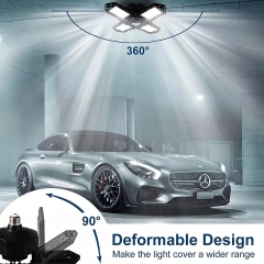ABS And aluminium main material Deformable garage led lamp ceiling light lamps