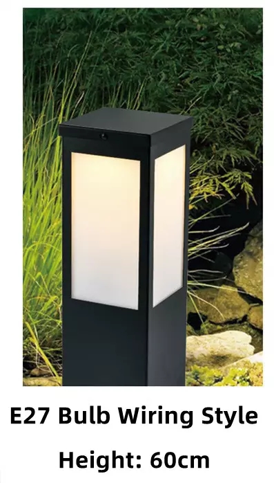 Factory Price Solar Bollard Light Modern Garden Landscape Lighting Outdoor Garden Solar Lawn Lights