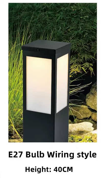 Factory Price Solar Bollard Light Modern Garden Landscape Lighting Outdoor Garden Solar Lawn Lights