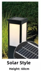 Factory Price Solar Bollard Light Modern Garden Landscape Lighting Outdoor Garden Solar Lawn Lights