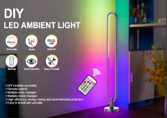 RGB led floor light corner standing CL FW09 IR 24KEYS