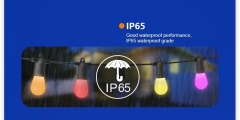 New Arrival IP65 Shatterproof Smart Patio Lights Led Bulb Led Light 48ft Dimmable String Light for Holiday Party >= 2 sets