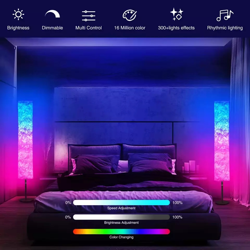 Chinese suppliers nordic Stainless steel floor lamp standing led floor light