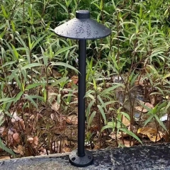 Mushroom-shaped LED Lawn Light outdoor led garden lights round base style (two pcs a package))