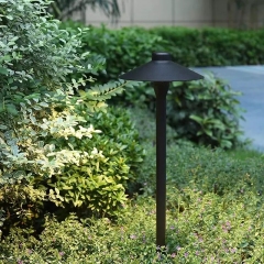 Mushroom-shaped LED Lawn Light outdoor led garden lights round base style (two pcs a package))