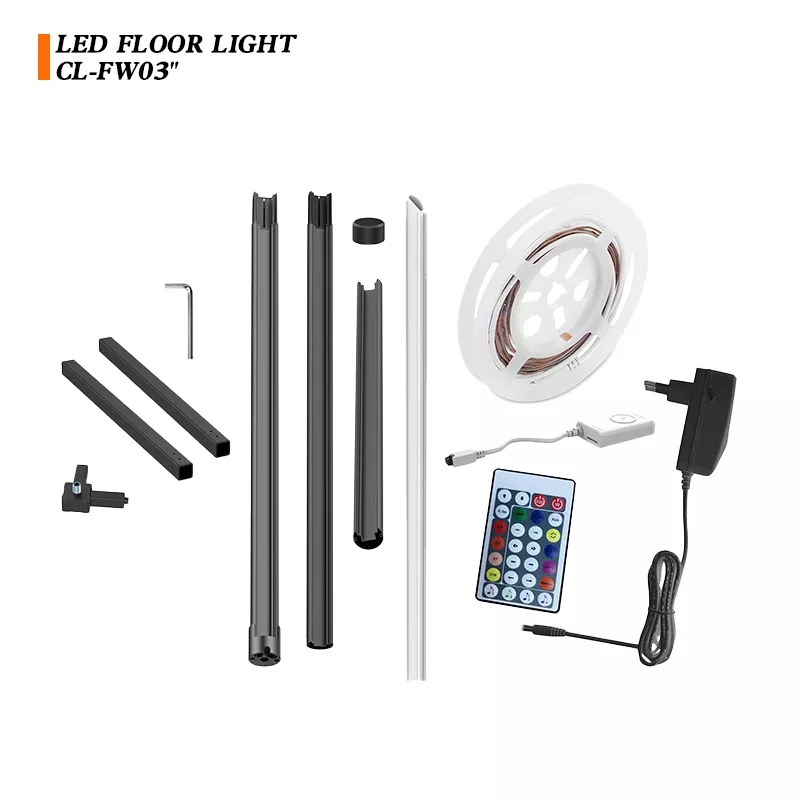 Factory Wholesale High Quality LED RGB smart led floor light conner standing lights