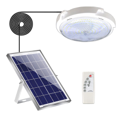 Solar Indoor Ceiling Wholesaler Led Light with Solar Panel Remote Control Waterproof IP65 Lamparas Solares Para Interior