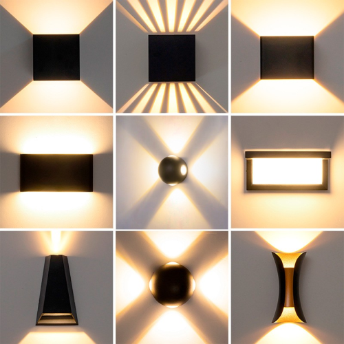 Modern Outdoor Wall Light Exterior Interior Up and Down Lights IP65 Waterproof Wall Sconces Wall Lamps Luxury