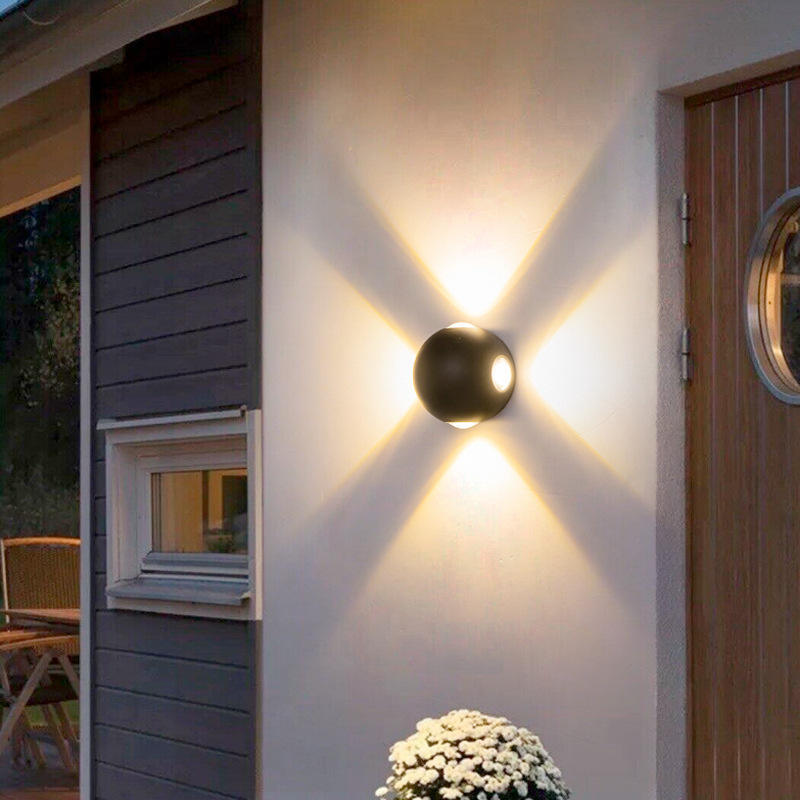Modern Outdoor Wall Light Exterior Interior Up and Down Lights IP65 Waterproof Wall Sconces Wall Lamps Luxury