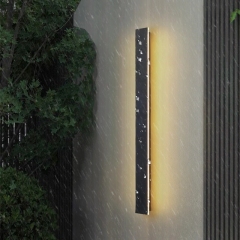 Long Led Square Modern Outdoor Wall Lamps Outdoor Led Wall Lights Garden Villa Balcony Line Exterior Wall Mounted