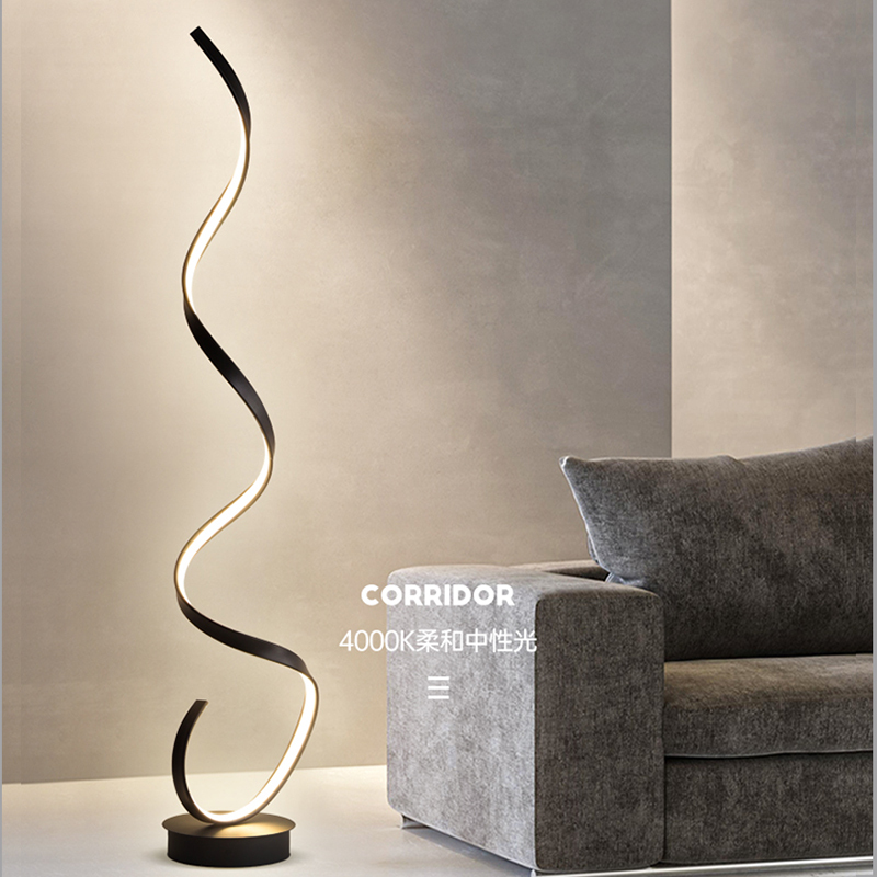 Nordic Floor Lamp Living Room Standing Modern Sofa Study Lamps Home Decor Luxury Corner Minimalist Bedroom Bedside