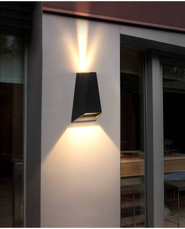 Modern Outdoor Wall Light Exterior Interior Up and Down Lights IP65 Waterproof Wall Sconces Wall Lamps Luxury
