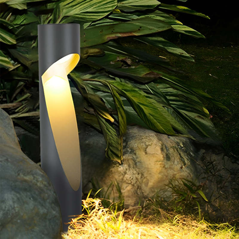 10W Outdoor Modern Bollard Light Garden Landscape Light Ground Outdoor Aluminum Waterproof Led Lawn Light