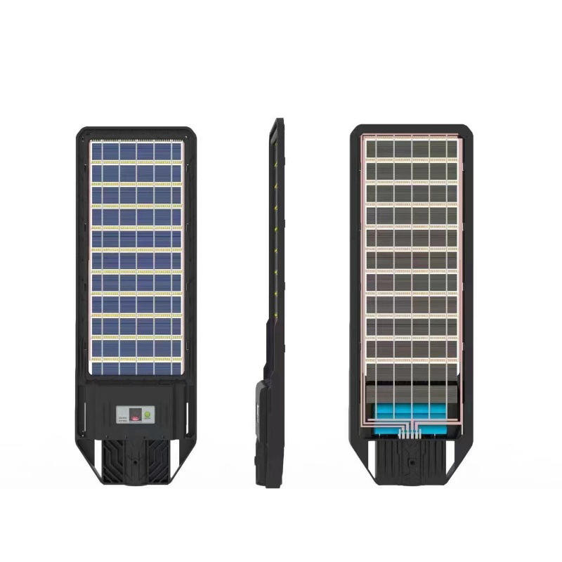 Outdoor All in One Solar Street Lamp 100W 200W 300W 400W Integrated Luces Solares Exterior Led Street Light