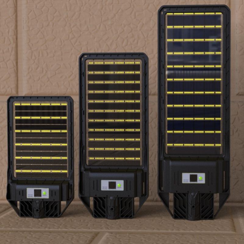 Outdoor All in One Solar Street Lamp 100W 200W 300W 400W Integrated Luces Solares Exterior Led Street Light