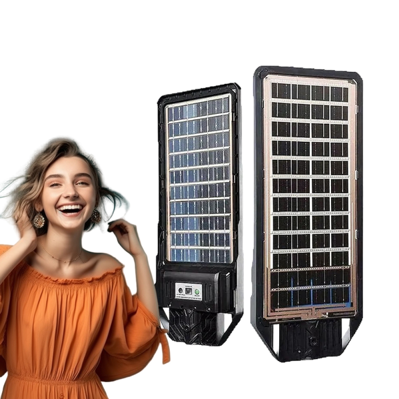 Outdoor All in One Solar Street Lamp 100W 200W 300W 400W Integrated Luces Solares Exterior Led Street Light