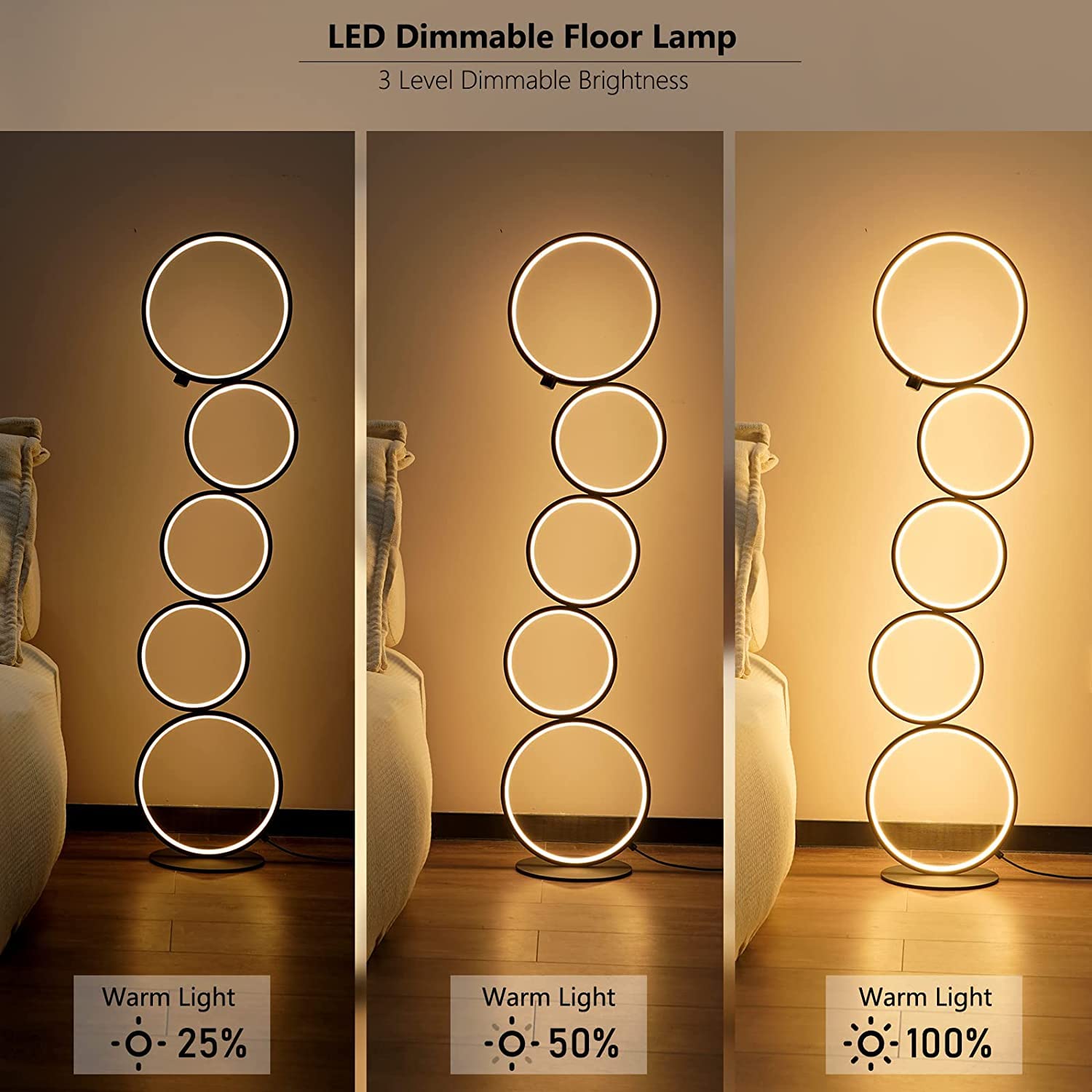 Nordic Modern Arc Standing Gold Floor Lamp Lampara de Pie with Table Floor Lamp Bedroom Light for Living Room