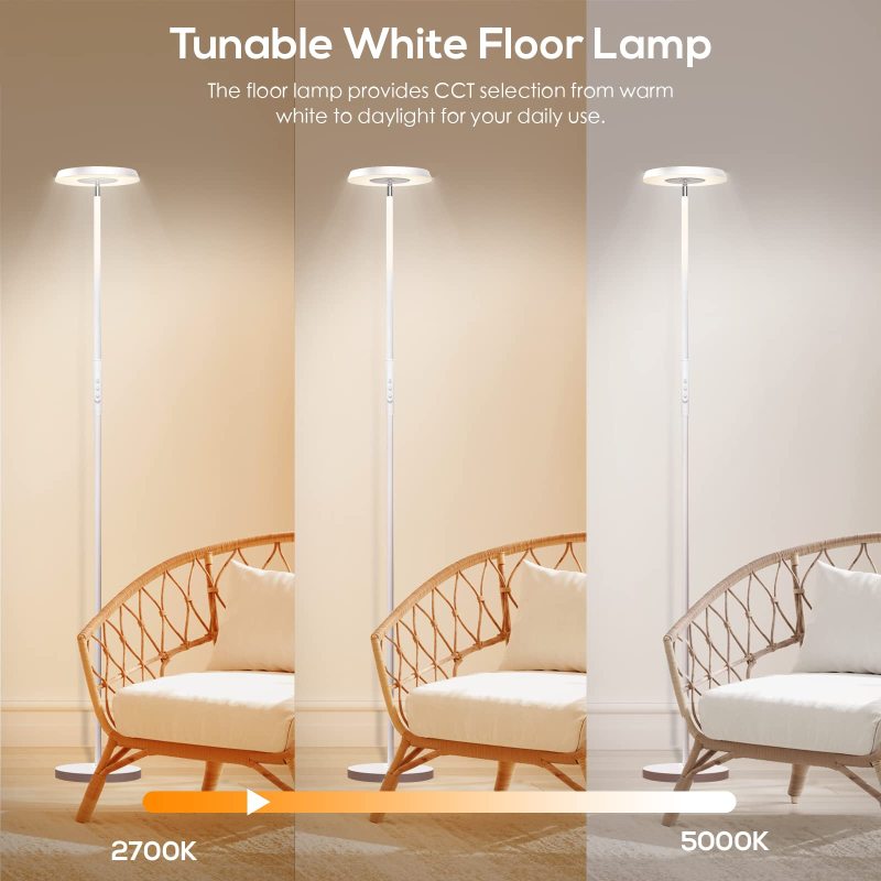 Up down Light up Nordic Simple Modern Floor Lamp Design Led Reading Lamp Bedside Office Living room Standing Floor Light