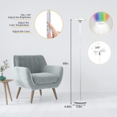 Up down Light up Nordic Simple Modern Floor Lamp Design Led Reading Lamp Bedside Office Living room Standing Floor Light