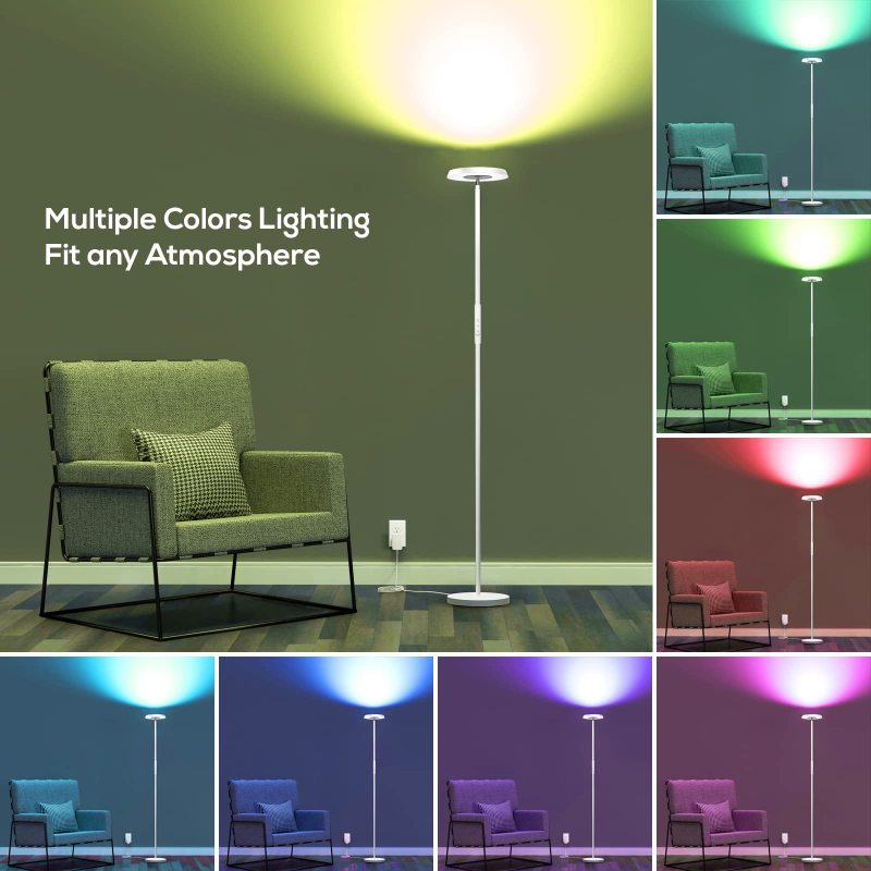 Up down Light up Nordic Simple Modern Floor Lamp Design Led Reading Lamp Bedside Office Living room Standing Floor Light