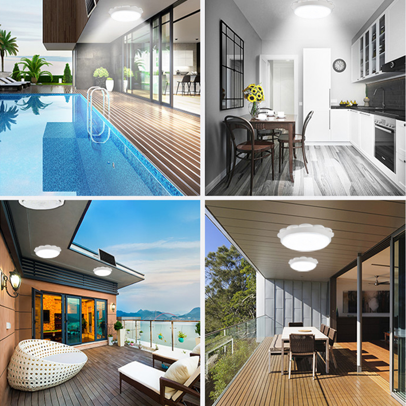 Waterproof 50W 100W 150W 200W 300W Intelligent Solar LED Ceiling Light