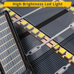 Utra Thin 400w 300w 200w 100w Double Side Waterproof Home Led Flood Light All in two Led Solar Street light Street Lamp
