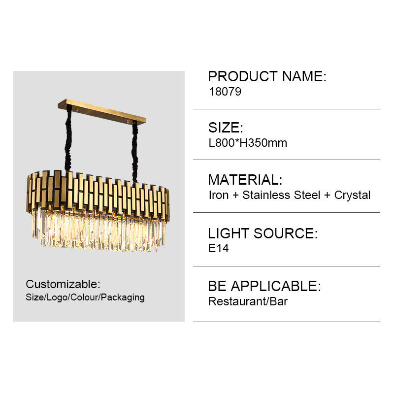 OEM ODM Modern Home Decorating Big Hanging Led Crystal Chandeliers Pendant Lights for Lobby Crystal Pendant Light
