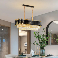 Custom ODM OEM Chandeliers Modern Luxury Large Contemporary Metal Hanging Lamp Round Ceiling Lamp for Indoor Home Lighting
