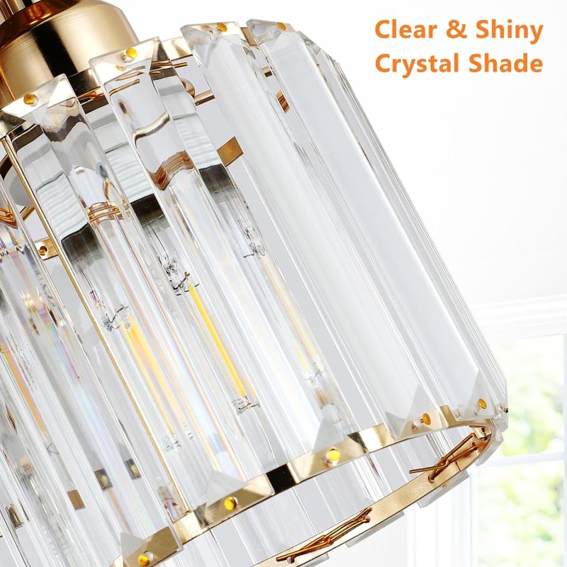 Vantone Modern Chandelier Crystal Ceiling Light LED Chandelier Light Fixture Chandelier for Living Room Bedroom Dinning Room Lights