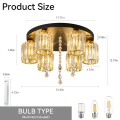 Black Golden Restaurant Light Luxury Modern Led Chandelier Indoor Living Room Pendant Modern Chandelier
