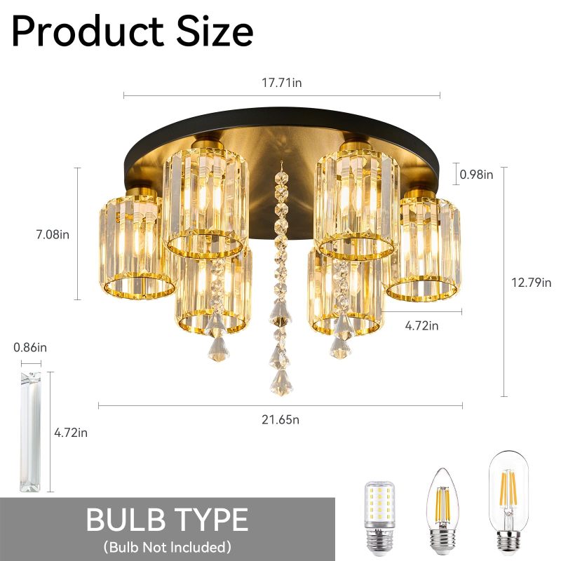 Black Golden Restaurant Light Luxury Modern Led Chandelier Indoor Living Room Pendant Modern Chandelier