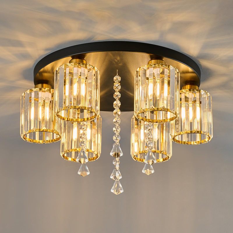 Black Golden Restaurant Light Luxury Modern Led Chandelier Indoor Living Room Pendant Modern Chandelier