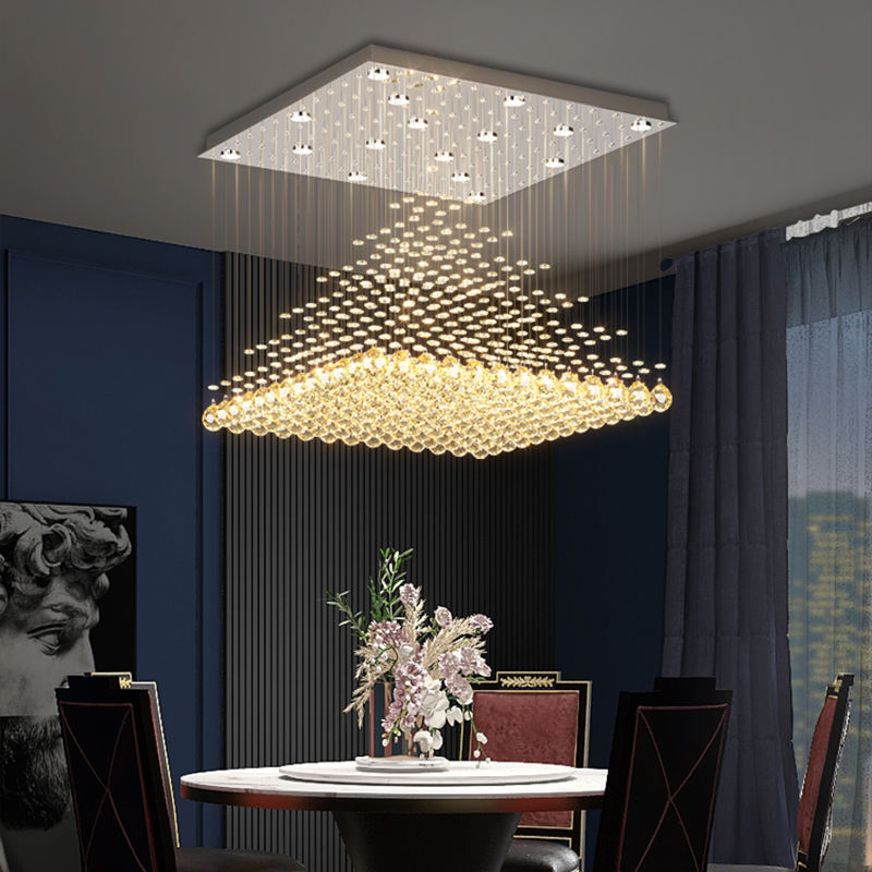Vantone Custom Wedding Decoration Hanging Crystal Lighting Modern Hotel Lobby Chandelier Luxury for Home