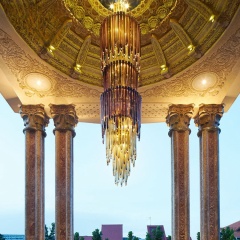 Vantone Custom Indoor Hotel Lobby Decoration Ceiling Lighting Luxury Large Project Crystal Chandelier