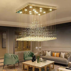 Vantone Custom Wedding Decoration Hanging Crystal Lighting Modern Hotel Lobby Chandelier Luxury for Home