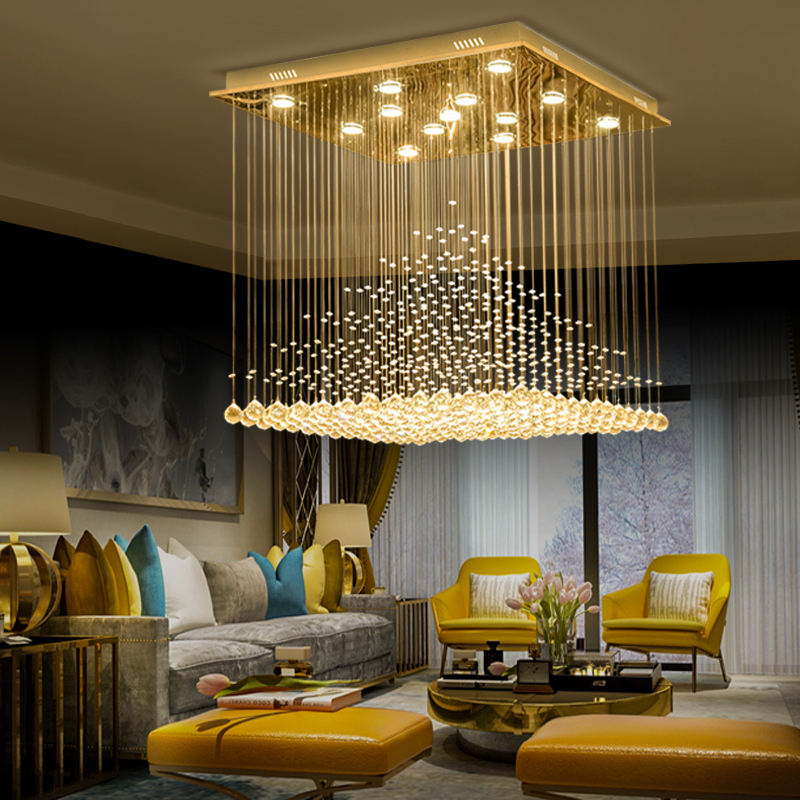 Vantone Custom Wedding Decoration Hanging Crystal Lighting Modern Hotel Lobby Chandelier Luxury for Home