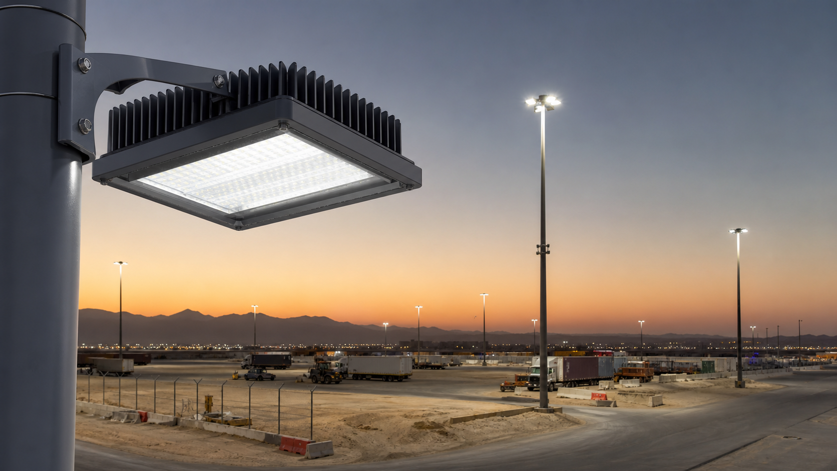 IP65 waterproof outdoor LED lights for desert industrial projects