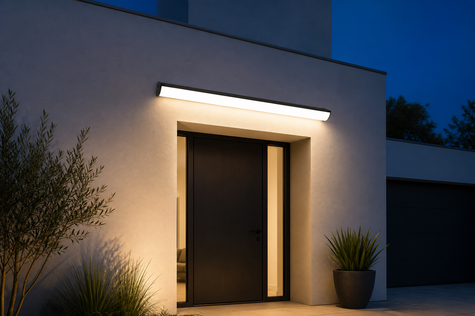 Where Does a Slim Horizontal Outdoor Wall Light Work Best?