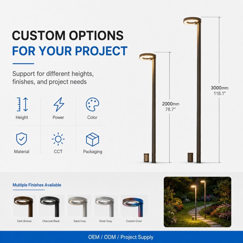 OD-034 Modern LED Garden Light for Landscape Lighting