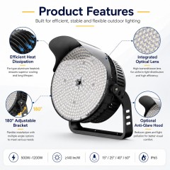OTL-007 Round LED Stadium Light 500W-1200W
