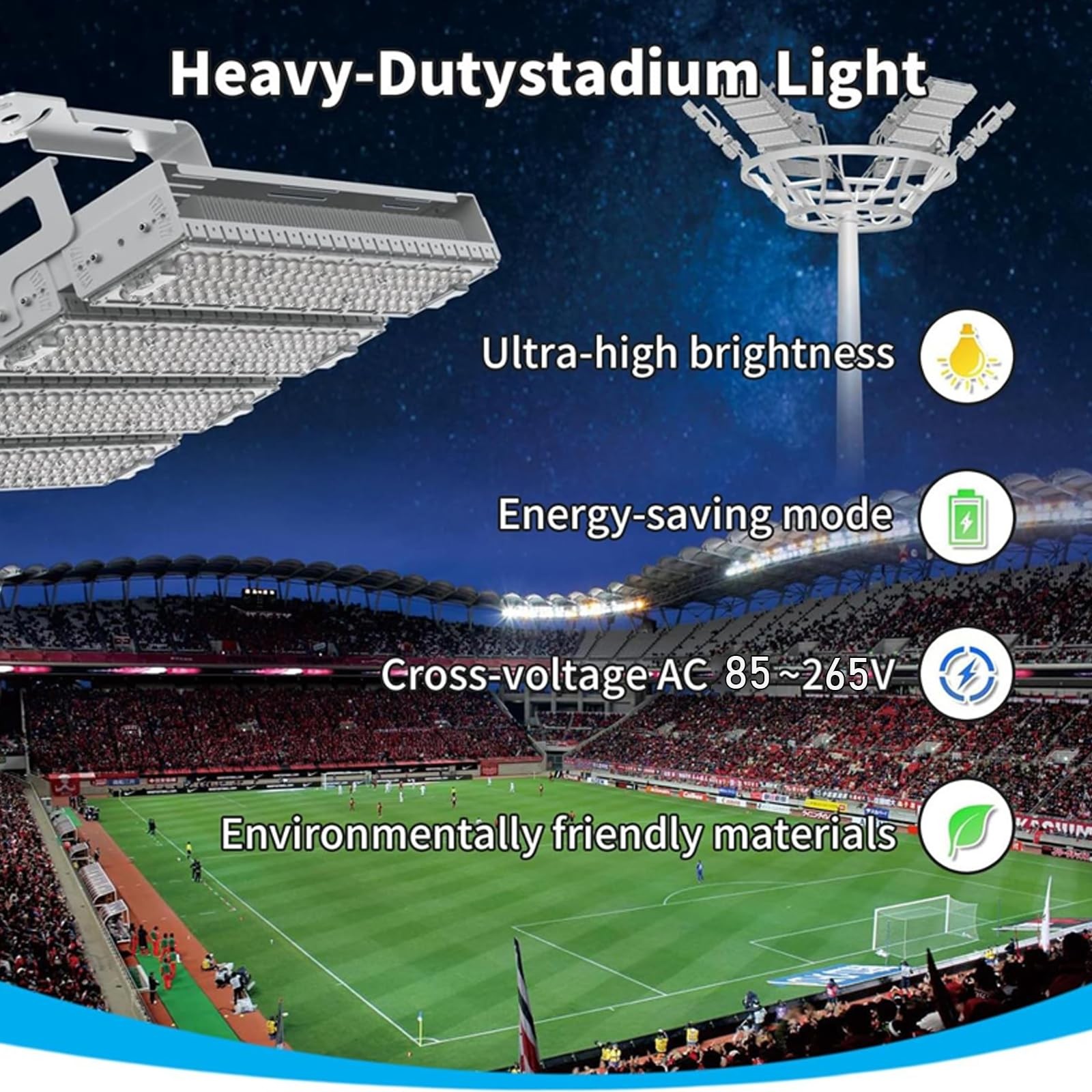 OTL-005 LED High Mast Flood Light 250W-1500W