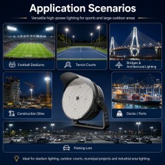 OTL-007 Round LED Stadium Light 500W-1200W
