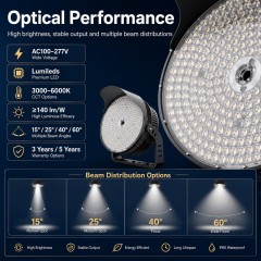 OTL-007 Round LED Stadium Light 500W-1200W