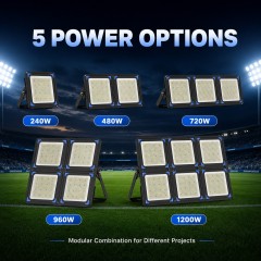 OTL-006 Modular LED Stadium Light 240W-1200W