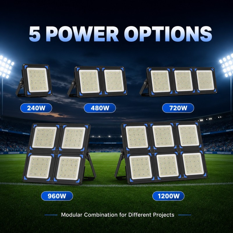 OTL-006 Modular LED Stadium Light 240W-1200W