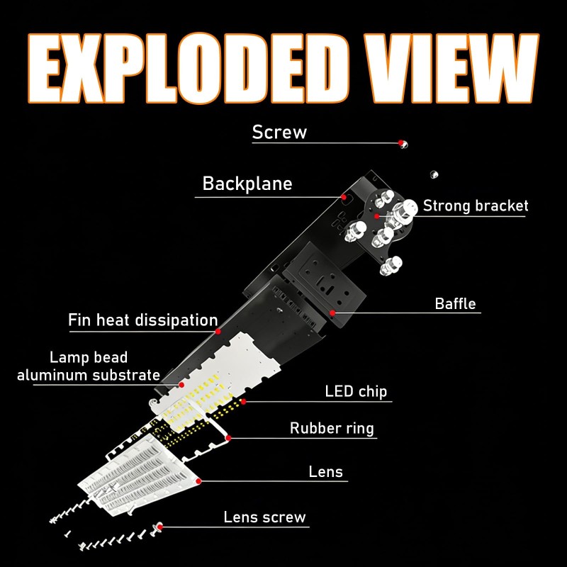 OTL-005 LED High Mast Flood Light 250W-1500W