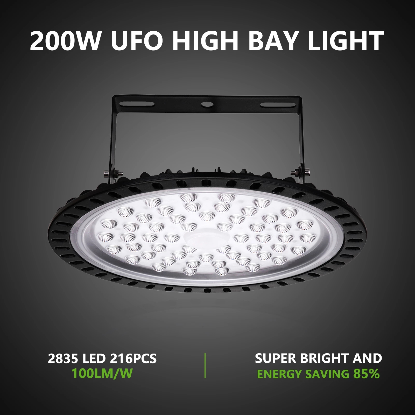 JY-004 200W Adjustable UFO High Bay Light
