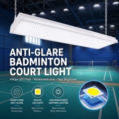 BD-005 Suspended Honeycomb Anti-Glare LED Badminton Court Light