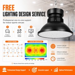 BD-006 Honeycomb Anti-Glare LED Sports High Bay Light
