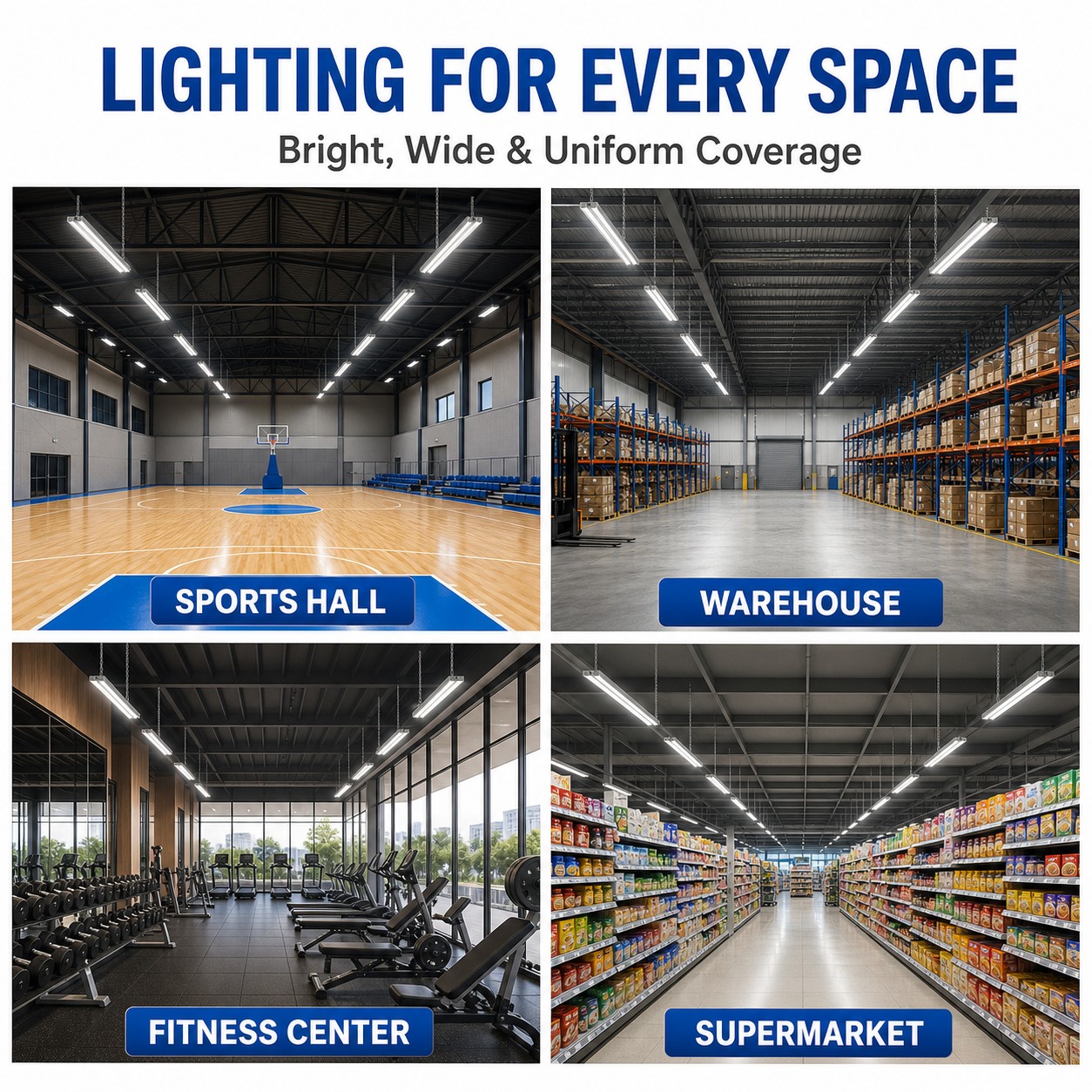 BD-007 98 Series LED Linear Badminton Court Flood Light